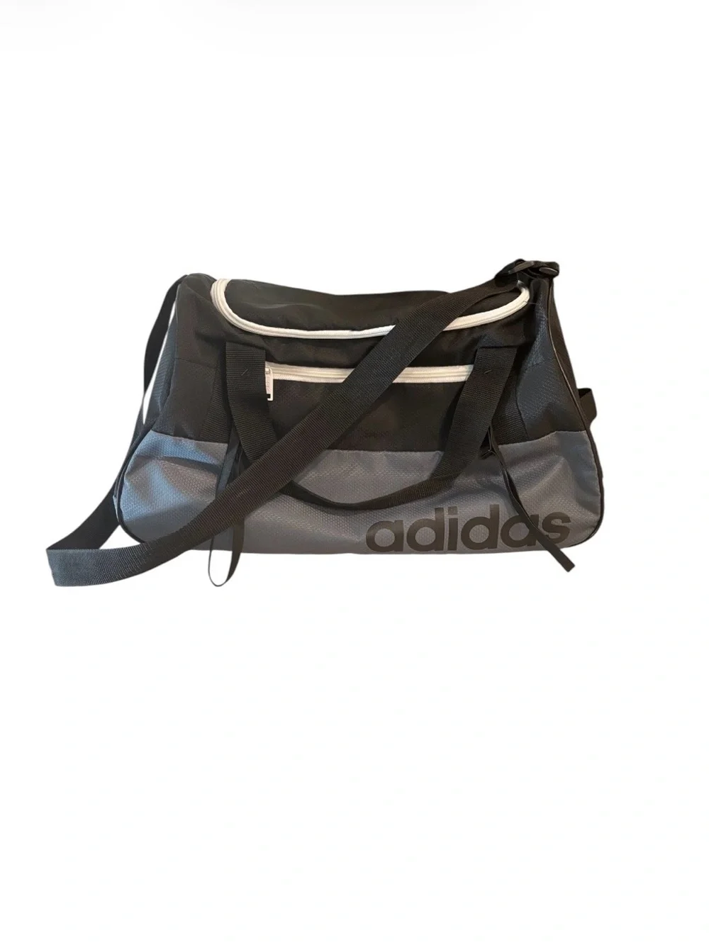 Like New Adidas Duffel Bag-Gray/Black